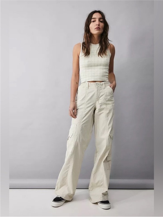 BDG Pants - UO Y2K Cargo Wide-Leg Utility Pants